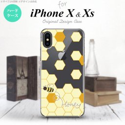【iPhoneX】【スマホケース/スマホカバー】【アイフォンX】iPhoneX スマホケース カバー アイフォンX ハニー クリア×薄黄 nk-ipx-1689【メール便送料無料】