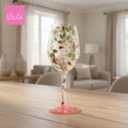 Lolita ワイングラス Ladybird 22.4cm レディバード(てんとう虫) | かわいい おしゃれ ポップ モダン デザイン食器 アート ロリータ･ヤンシー 正規輸入品