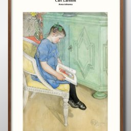 カール ラーション オリジナル商品 A3 サイズ ポスター アート おしゃれ 絵画 インテリア 北欧 イラスト マット紙 艶消し アートパネル 額 フレーム デザイン 壁掛け ギフト 新築祝い ディスプレイ 引越し祝い　新生活　空間デザイン 