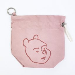 ディズニー くまのプーさん 巾着 ピンク ファニーフェイス Disney
