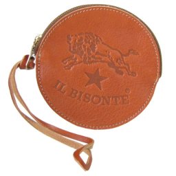 イルビゾンテ IL BISONTE コインケース カウハイドレザー 本革 ファスナー 小銭入れ 丸型 キャラメル ヤキヌメ C1012 P 145 誕生日 結婚祝い 結婚式 バレンタイン 高級 ホワイトデー 父の日 母の日