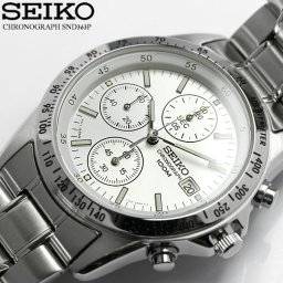 SEIKO セイコー 逆輸入 クロノグラフ メンズ 腕時計 ウォッチ うでどけい Men's クロノ 海外モデル 1/20秒高速測定モデル SND363