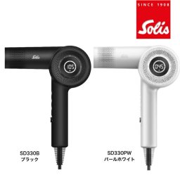 solis公式ショップ ソリス ドライヤー SD330 プロ仕様 軽量速乾 マイナスイオン 5段階温度 4段階風量 大風量 静音 SD330PW SD330B エアボリューション【送料無料※一部地域を除く】
