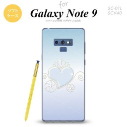 Galaxy Note 9 ギャラクシー ノート9 SC-01L SCV40 スマホケース カバー ソフトケース ハート(F) 青 nk-note9-tp319[スマホ,スマホケース,スマホカバー,ケース,カバー,ジャケット]