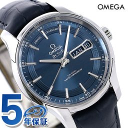 オメガ デビル アワービジョン コーアクシャル マスタークロノメーター 41mm 自動巻き 機械式 腕時計 ブランド 433.33.41.22.03.001 OMEGA ブルー