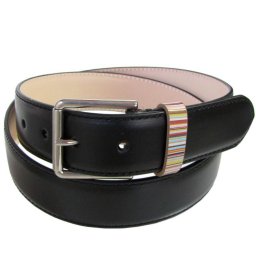 ポールスミス Paul Smith ベルト メンズ ブラック マルチカラーストライプ ATXC 4950 B590A 79 Made in Spain ビジネスベルト 送別会 誕生日 お中元 結婚祝い 結婚式 彼氏 息子 夫 男性 ブランド ベルト バレンタイン 高級 ホワイトデー 父の日 母の日【スペシャルラッピング660円(別売り)】 即日発送