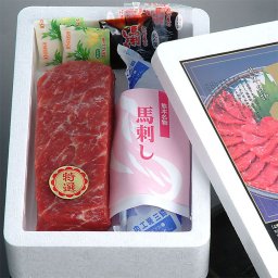 【熊本肥育馬刺し：特選】150gブロック（2～3人前）■贈りもの/贈り物/贈答品/ギフトにも