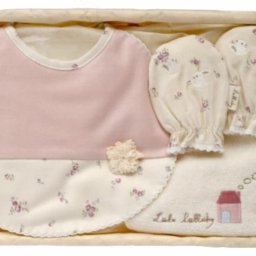 名入れ お名前刺繍 ネーム 出産祝い ベビーギフトセット ベビー服  日本製 スタイ カゴ ビセラ タオル 授乳スタイ ミトン ベビー用品 ルル  ベビー用品 ギフト 