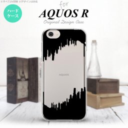 【SH03J】【スマホケース/スマホカバー】【アクオス R】SH03J スマホケース AQUOS R SH-03J カバー アクオス R イラストデザイン（B） 黒 nk-sh03j-194【メール便送料無料】