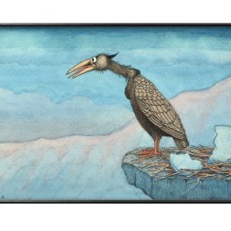 ハーバード クロリー Newly Hatched Bird of Prey A3 サイズ ポスター アート おしゃれ 絵画 インテリア 北欧 イラスト マット紙 艶消し アートパネル 額 フレーム デザイン 壁掛け ギフト 新築祝い ディスプレイ 引越し祝い　新生活　空間デザイン 