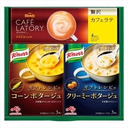 味の素 〈ギフトレシピ〉「クノール」スープ&コーヒーギフト   KGC-JY 内祝 内祝い お祝 御祝 記念品 出産内祝い プレゼント 快気祝い 粗供養 引出物