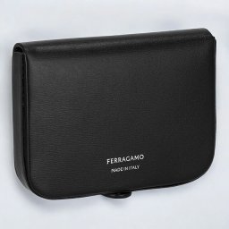 フェラガモ コインケース メンズ ブランド Ferragamo 661334CALF NER 770 097 ブラック