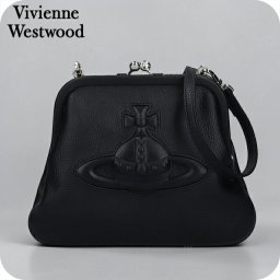 ヴィヴィアン ウエストウッド ショルダーバッグ レディース ブランド Vivienne Westwood がま口 4B010009W BLACK ビビアン
