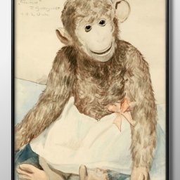 ボリスクストーディエフ The Toy Monkey A3 サイズ ポスター アート おしゃれ 絵画 インテリア 北欧 イラスト マット紙 艶消し アートパネル 額 フレーム デザイン 壁掛け ギフト 新築祝い ディスプレイ 引越し祝い　新生活　空間デザイン 