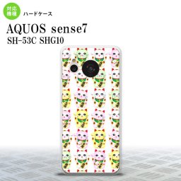 sense7 sense7 スマホケース 背面ケース ハードケース 招き猫 白 2022年 11月発売 nk-sens7-152