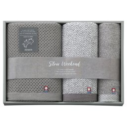 【ギフト対応無料】SLOW WEEKENDタオルセット (SW5019) ※送料無料(北海道・沖縄は除く)