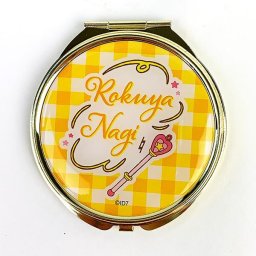 アイドリッシュセブン 六弥ナギ コンパクトミラー 鏡 手鏡 アイナナ 黄色 グッズ  (MCOR)