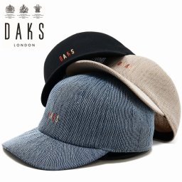 DAKS キャップ ブランド メンズ メッシュ 通気性が良い ラスルヤーン ダックス 夏 帽子 紳士 ベージュ 黒 ブラック 紺 ネイビー 男性 ファッション 50代 60代 70代 80代 メンズコーデ 小物 ラッピング 父の日