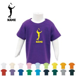 インディアカ1  名入れTシャツ/ベビー服、キッズ服、お名前、子供服、キッズウェア、こども服、入園、入学、新学期、幼稚園、保育園、小学校、、夏服【ネコポス発送可】【cf_bst】シャトル　コック　ネット　マイナー　スポーツ