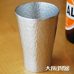 大阪錫器 タンブラー 六花 中 錫製品 錫製 タンブラー 大阪 錫器 ビールグラス ビアグラス クラフトビール おしゃれ すず 誕生日プレゼント お餞別 退職祝 父の日 敬老の日 錫 伝統工芸・ 陶器の和遊感