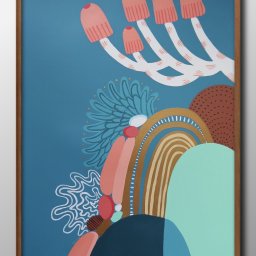 きのこ マッシュルーム 北欧 A3 サイズ ポスター アート おしゃれ 絵画 インテリア 北欧 イラスト マット紙 艶消し アートパネル 額 フレーム デザイン 壁掛け ギフト 新築祝い ディスプレイ 引越し祝い　新生活　空間デザイン 