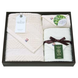 【ギフト対応無料】ナチュラルアイランド 今治オリーブスクラブII タオルセット (TNI4003015) ※送料無料(北海道・沖縄は除く)