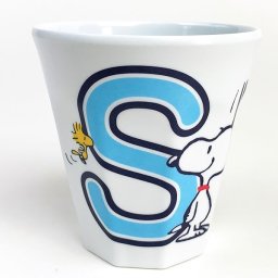 イニシャルメラミンカップ Ｓスヌーピー