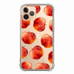 TPUケース 衝撃吸収 耐衝撃 デザイン iPhone12対応ケース クリアケース ハードケース iPhone12Promax iPhone12mini iPhoneSE(第2世代) iPhone11ProMax iPhoneX/XS iPhoneXR iPhone8plus ケースリンゴ アップル 北欧柄 イラスト 可愛い