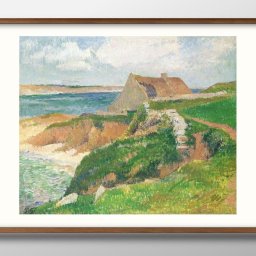 アンリ モレ ラグエネス島、ブルターニュ A3 サイズ ポスター アート おしゃれ 絵画 インテリア 北欧 イラスト マット紙 艶消し アートパネル 額 フレーム デザイン 壁掛け ギフト 新築祝い ディスプレイ 引越し祝い　新生活　空間デザイン