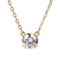 スワロフスキー　SWAROVSKI　ネックレス　5636703　Stilla　スティラ　ペンダント　ゴールドトーン　ラウンドカット　クリスタル
