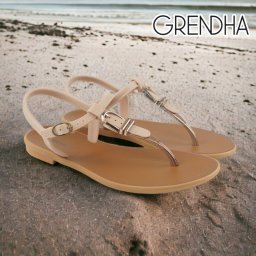 GRENDHA グレンダ CACAU MOMENTOS ビーチサンダル レディース フラット ぺたんこソール ヒール トング ラバーサンダル sg17868203
