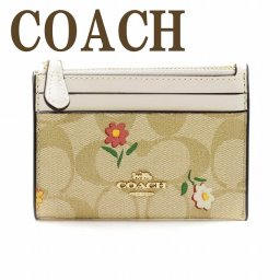 コーチ COACH 財布 レディース キーケース キーリング コインケース カードケース 定期入れ 小銭入れ 花 フラワー フローラル CH481IMOT4 【ネコポス】 ブランド 人気