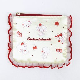 サンリオキャラクターズ フリルティッシュポーチ (ショートケーキ) スイートケーキコレクション Sanrio