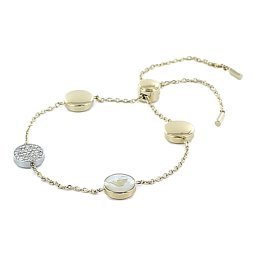 EMPORIO ARMANI エンポリオアルマーニ ブレスレット アクセサリー ジュエリー レディース 母の日 アクセ シェル クリスタル ゴールド シルバー ステンレス チェーン EGS2348710 女性 小物 成人 卒業 入学