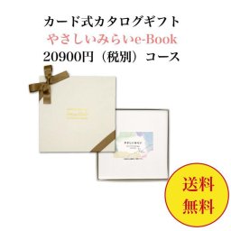 20000円 【送料無料】 エコ SDGS カード式 カタログギフト e-book やさしいみらい きらり  20900円 ハーモニック 結婚 引き出物 内祝 お返し お祝い 出産内祝 出産お祝い おすすめ 2万円 法事 法要 香典返し 満中陰志 引っ越し 新築 快気祝い 記念品 目録
