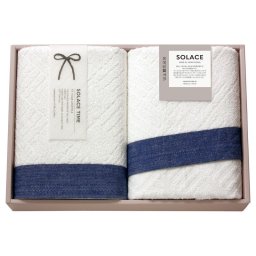 【ギフト対応無料】SOLACE(ソラス) 日本製 バスタオル2P (83050) ※送料無料(北海道・沖縄は除く)