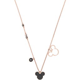 新品 送料無料 SWAROVSKI スワロフスキー MICKEY AND MINNIE ミッキー ミニー ペンダント ネックレス 5429081 クリスタルパヴェ レディース ゴールド