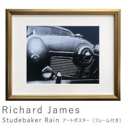 Richard James （リチャード ジャームス） Studebaker Rain アートポスター（フレーム付き） 