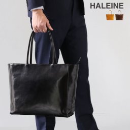 トートバッグ メンズ 大きめ a4 ブランド HALEINE 日本製 本革 牛革 ファスナー付き 通勤 通学 旅行 PC バッグ ビジネス 肩掛け 大きめ 革 レザー カジュアル スポーツ 誕生日 プレゼント ギフト 4FB (07000192-mens-1r)