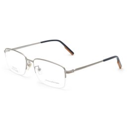 ゼニア ZEGNA メガネ フレーム 眼鏡 フレームのみ ノーズパッド EZ5190-D/V 014 57 オプティカルフレーム サーモント メンズ シルバー