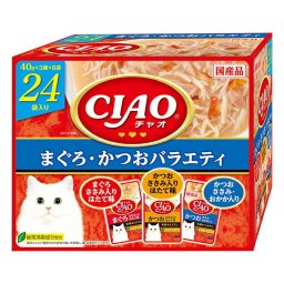 いなば CIAO パウチ まぐろ かつおバラエティ 猫用 40g×24袋