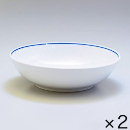 2個セット ロイヤルコペンハーゲン ブルーライン ボウル 21cm 1658577 (1058885) 【スペシャルラッピング660円(別売り)】 北欧食器 洋食器 送別会 誕生日 お中元 還暦祝い 結婚祝い 結婚式 高級 父の日 母の日 即日発送 ホワイトデー