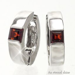 ▲18金 イヤリング ガーネット 1月誕生石 k18ゴールド 中折れ式イヤリング レディース ジュエリー アクセサリー プレゼント ギフト 人気 おすすめ 送料無料