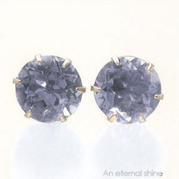 一粒ピアス アイオライト 5mm k18 18金 スタッドピアス セカンドピアス レディース ジュエリー アクセサリー プレゼント ギフト 人気 おすすめ 送料無料