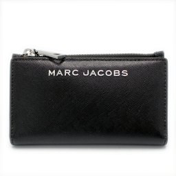 マークジェイコブス　MARC JACOBS　コイン＆カードケース　4P4SMP026S02　ブラック　レザー　MEDIUM FLAT WALLET　カードケース　コインケース　小銭入れ　コンパクト財布