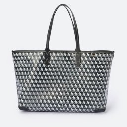 アニヤ ハインドマーチ ANYA HINDMARCH 5050925148214 トートバッグ I AM A Plastic Bag Small Tote レディース バッグ トート スモール アイズ レザー 手提げバッグ 鞄 プレゼント お祝い 記念 お出かけ ギフト 誕生日 エコバッグ チャコール