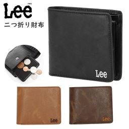 財布 メンズ 二つ折り 通販 二つ折り財布 本革 lee 財布 ブランド サイフ ブラウン ブラック 財布 お財布 父の日 プレゼント バレンタインデー おしゃれ ギフト ファスナー 高校生 大学生 シンプル 小銭入れあり コインケース コンパクト