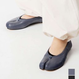 メゾン マルジェラ MAISON MARGIELA S58WZ0127 P6378 パンプス TABI BALLERINA NEW レディース シューズ タビ バレリーナ ニュー 革靴 レザー カジュアル ビジネス バレエシューズ フラットヒール Tabi 通勤 オフィス ブランド プレゼント ギフト ブラック 22.0～26.5cm