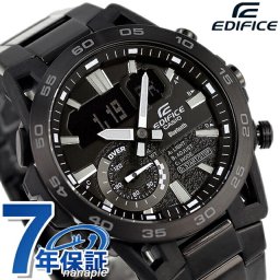 エディフィス EDIFICE ECB-40BK-1A サスペンション Bluetooth 海外モデル メンズ 腕時計 ブランド カシオ casio アナデジ ブラック 黒 プレゼント 実用的