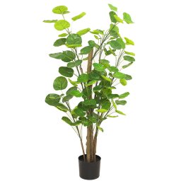 [ファンシー] tree-02 人工観葉植物 丸葉ユーカリ 1.24m 大型 インテリア 造花 フェイク グリーン 部屋 空間 快適 お手入れ 不要 自宅 室内 用 ギフト 贈り物 モダン おしゃれ 目隠し リビング 飾り 屋内 模様替え オフィス 雑貨 居間 会社 家具 大きい 樹木 造花 飾り プレゼント 贈り物